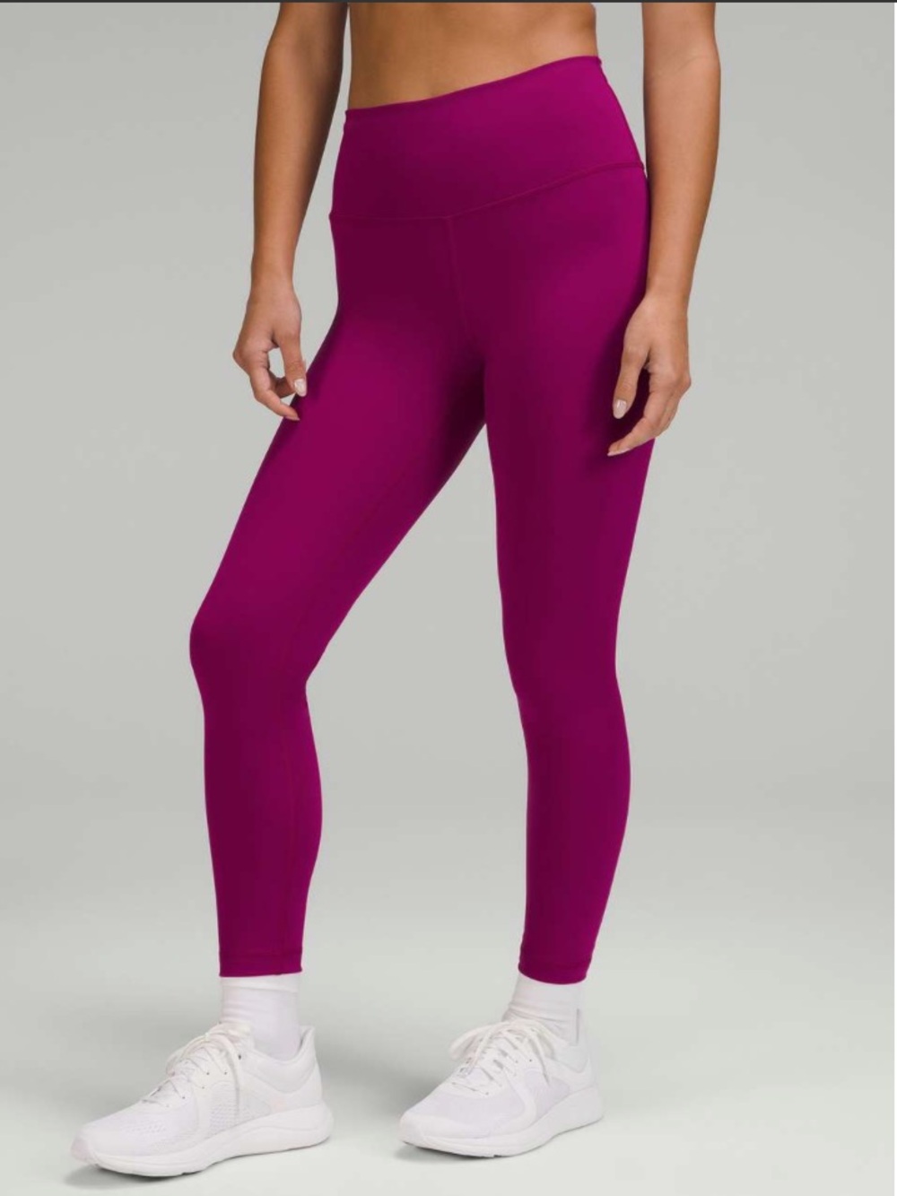 Lululemon Wunder Train HR Tight 25" Magenta Purple - Size 2